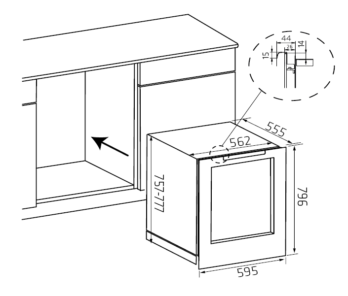 TDLW9080 - wine cabinet